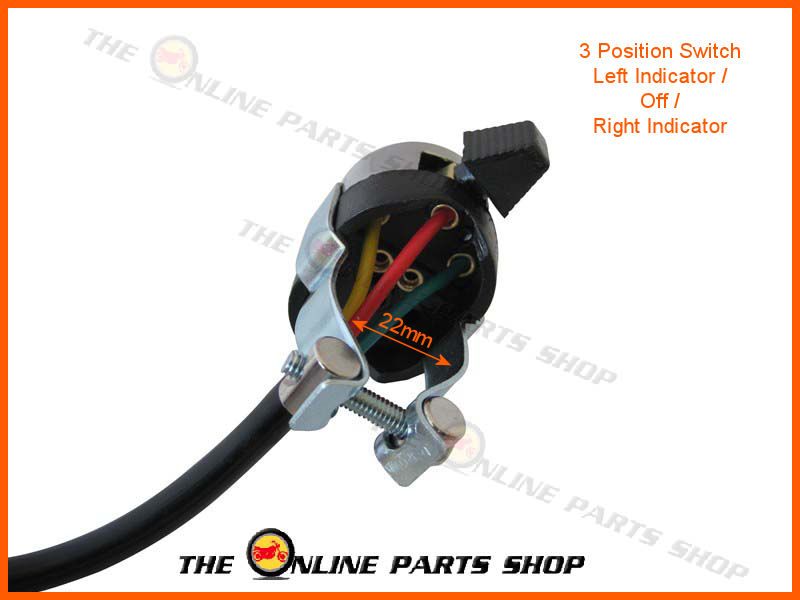 Indicator Blinker Turn Signal Switch Motorcycle Motorbike Custom Lucas Replica